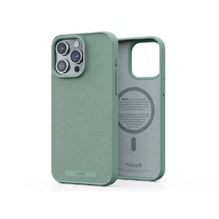 Njord byELEMENTS Fabric Etui z tkaniny do iPhone 15 Pro Max z MagSafe - Turkusowe - Etui i futerały do telefonów - miniaturka - grafika 4