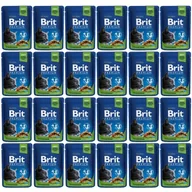 Mokra karma dla kotów - Brit Premium Cat Pouches Chicken Slices for Sterilised 24 x 100 g - miniaturka - grafika 1