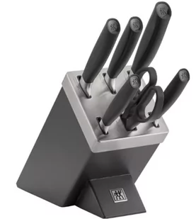Zwilling All * Star - zestaw 5 noży w bloku samoostrzącym srebrny - Noże kuchenne - miniaturka - grafika 1