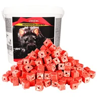 Zwalczanie i odstraszanie szkodników - Trutka Na Myszy I Szczury Kostka Bromadiolon Strong 3 Kg - miniaturka - grafika 1