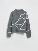 Swetry damskie - Reserved - Sweter ze wzorem - wielobarwny - miniaturka - grafika 1