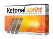 Sandoz Ketonal Sprint 25 mg x 12 sasz | DARMOWA DOSTAWA OD 199 PLN!