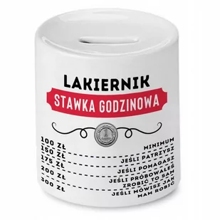 Dla Lakiernika Skarbonka na Urodziny Prezent z Nadrukiem ze Zdjęciem - Skarbonki - miniaturka - grafika 1
