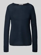 Swetry damskie - Sweter z dzianiny o kroju regular fit z czystej bawełny - miniaturka - grafika 1