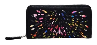 Desigual Women's Accessories PU Long Bi-Fold Wallet, czarny, czarny, 16 - Portfele - miniaturka - grafika 1