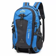 Plecaki - Lekki Plecak Turystyczny 40L Trekkingowy Górski Niebieski - miniaturka - grafika 1