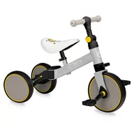 Rowerki trójkołowe - MoMi LORIS rowerek 4w1 szaro-żółty - miniaturka - grafika 1
