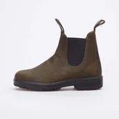 Kozaki damskie - Blundstone SUEDE BOOTS - DARK OLIVE - US 6.5 / EU 39 / 23.7 CM - miniaturka - grafika 1