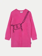 Sukienki i spódniczki dla dziewczynek - Marc Jacobs Sukienka dzianinowa W60386 M Różowy Regular Fit - miniaturka - grafika 1