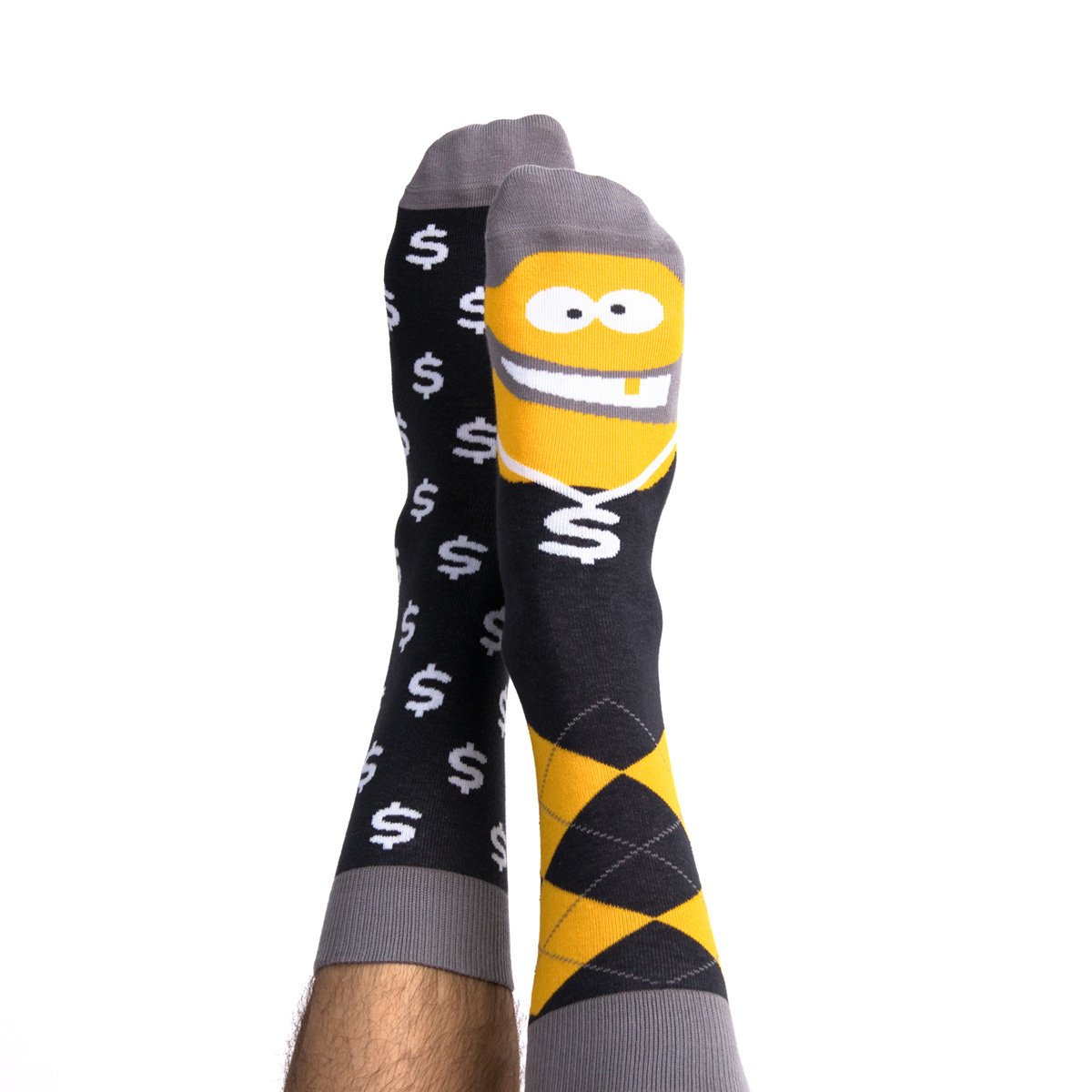 Skarpetki męskie śmieszne - Ben - 36-39 - bawełniane kolorowe Nanushki