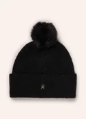 Czapki damskie - Tommy Hilfiger Czapka schwarz - miniaturka - grafika 1