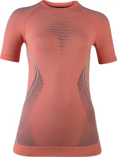 Koszulki sportowe damskie - UYN Evolutyon UW Koszula z krótkim rękawem Kobiety, coral/anthracite/aqua XS 2020 Bielizna termiczna do biegania U100044P208XS - grafika 1