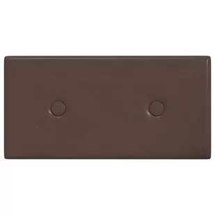 vidaXL Panele ścienne, 12 szt., brązowe, 30x15 cm, sztuczna skóra 343973 - Panele ścienne i boazeria - miniaturka - grafika 4