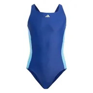 Stroje kąpielowe dla dziewczynek - Cut 3-Stripes Swimsuit - miniaturka - grafika 1