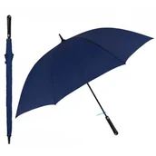 Parasole - Automatyczny granatowy parasol XXL 132 cm BARDZO wytrzymały PERLETTI - miniaturka - grafika 1