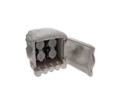 Rozgałęźniki - Ecolite XSTA-224G - Zewnętrzny słupek zasilający 4Z IP44 - miniaturka - grafika 1