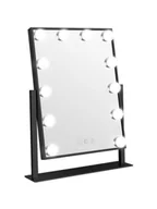 Lusterka do makijażu - Gillian Jones LED Light Hollywood Mirror Black - miniaturka - grafika 1