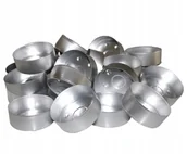 Świece - Duże blaszki do podgrzewaczy świece tealight 20 sztuk śr. 57 mm - miniaturka - grafika 1