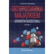 Finanse, księgowość, bankowość - Korociński Krzysztof Gospodarka majątkiem jednostki budżetowej - dostępny od ręki, natychmiastowa wysyłka - miniaturka - grafika 1