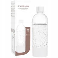Akcesoria i części AGD - Butelka na wodę sok do saturatora Wessper soda maker 800ml bpa free biała - miniaturka - grafika 1