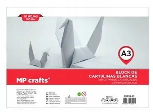 Blok Techniczny Biały A3 Mp 10 Kartek - Podobrazia, bloki, papiery - miniaturka - grafika 1