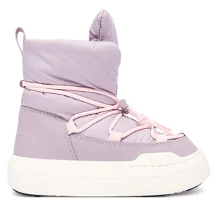 Śniegowce Moon Boot Jr Park lace Mid 80D3440070 S Różowy - Buty dla dziewczynek - miniaturka - grafika 1