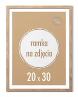 Ramki na zdjęcia - Ramka na zdjęcia 20x30 cm Ramki 30x20 brązowa stojąca z nóżką - miniaturka - grafika 1