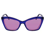 Okulary przeciwsłoneczne - KARL LAGERFELD KL6105S Okulary, Blue/Rose, 54/17/140 dla kobiet, Blue/Rose - miniaturka - grafika 1