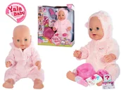 Lalki dla dziewczynek - DUŻA LALKA BOBAS INTERAKTYWNA Z AKCESORIAMI - miniaturka - grafika 1