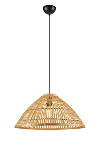 Słomkowa lampa wisząca boho, do sypialni 108673 z serii CAPELLO - Lampy sufitowe - miniaturka - grafika 1