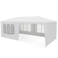 Pawilony ogrodowe - Plonos Pawilon ogrodowy 6 ścianek 3 x 6m biały Plonos 4942 - miniaturka - grafika 1