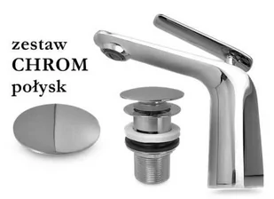 STELLMAN zestaw VERDO bateria umywalkowa + korek CHROM - Baterie umywalkowe - miniaturka - grafika 2