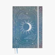 Notesy i bloczki - Celestial - notatnik A5, bullet journal, planer w kropki, notes twarda oprawa, biały papier 150g/m2 - miniaturka - grafika 1