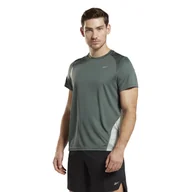 Koszulki męskie - Męska Koszulka z krótkim rękawem REEBOK RUNNING SS SPEEDWICK TEE HT3715 – Zielony - miniaturka - grafika 1