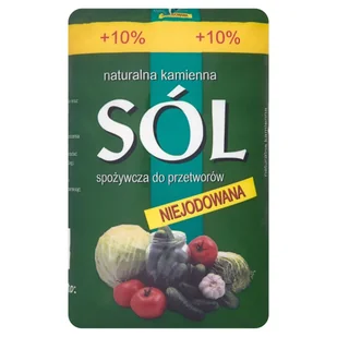 Kopalnia Soli KŁODAWA Kłodawska sól kamienna spożywcza niejodowana 1100g - Sól - miniaturka - grafika 1