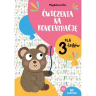 Pozostałe książki - Ćwiczenia na koncentrację dla 3-latków - miniaturka - grafika 1