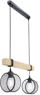 Lampy sufitowe - Dwupunktowy zwis z drewnianym elementem 1097/2P WD z serii VITO - miniaturka - grafika 1