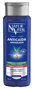 NaturVital Naturalny i żywy szampon przeciwko wypadaniu włosów, normalne włosy, niebieski, świeży, 300 ml - Szampony do włosów - miniaturka - grafika 1