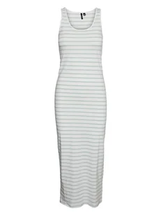 Vero Moda Sukienka w kolorze biało-jasnozielonym - Sukienki - miniaturka - grafika 1