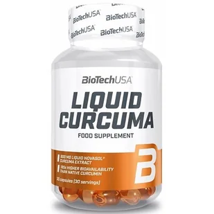 BioTech Liquid Curcuma 30 capsules - Witaminy i minerały dla sportowców - miniaturka - grafika 1