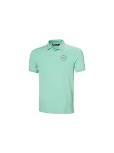 Koszulka HELLY HANSEN HP RACE POLO 2.0 zielony S - Koszulki męskie - miniaturka - grafika 1