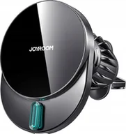 Uchwyty samochodowe do telefonów - Joyroom Uchwyt Joyroom JR-ZS409 magnetyczny z ładowarką indukcyjną 15W na kratkę nawiewu w samochodzie - czarny - miniaturka - grafika 1
