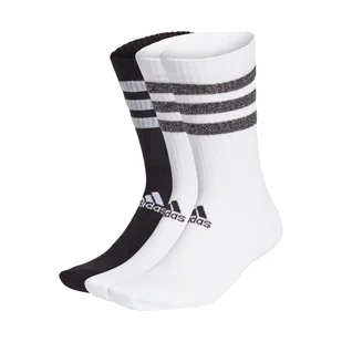 adidas Glam 3S Cushioned Crew 3Pak skarpety 543 : Rozmiar - L ( 43 - 45 ) - Skarpetki damskie - miniaturka - grafika 1