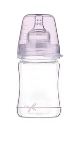 Lovi Butelka szklana do karmienia Diamond Glass 150ml Baby Showe Girl 0m+ - Butelki dla niemowląt - miniaturka - grafika 1