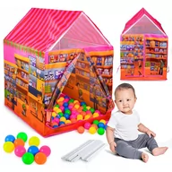 Place zabaw - Namiot Domek Dla Dzieci Do Domu Ogrodu + Piłeczki Szpital X193Sz - miniaturka - grafika 1