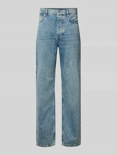 Jeansy o kroju straight fit z czystej bawełny model ‘BEXLEY’ - Spodnie męskie - miniaturka - grafika 1