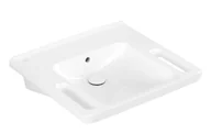 Umywalki - Villeroy & Boch ViCare Umywalka wisząca 66x55 cm bez otworu na baterię z przelewem biały Weiss Alpin 4A686201 - odbiór osobisty: Kraków, Warszawa - miniaturka - grafika 1