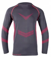 Pozostała odzież narciarska - Koszulka termoaktywna unisex BHP czarno-czerwona SEVEN KINGS r. XXL * - miniaturka - grafika 1