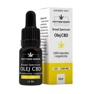 Suplementy naturalne - Pozytywne Konopie Olej CBD 15%, olejek konopny, 10 ml - miniaturka - grafika 1