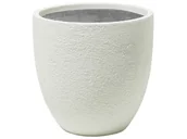 Donice - Doniczka 46 x 46 x 46 cm kremowa KANNIA - miniaturka - grafika 1